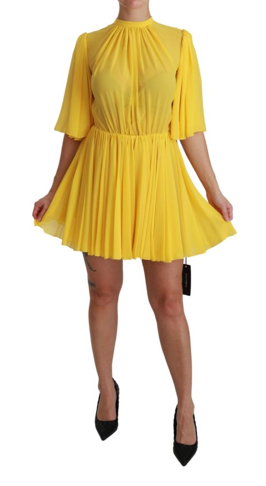 돌체앤가바나 미디 원피스 DR2516 YELLOW