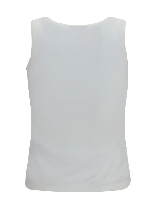 26FW 발렌시아가 코튼 탱크 탑 A000JDT3465 9000 WHITE - BALENCIAGA