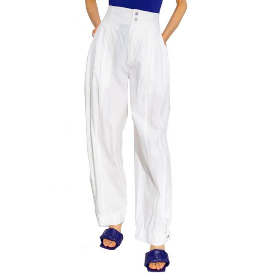  보테가베네타 트레이닝/조거 팬츠 BO 9137704501460 WHITE - BOTTEGA VENETA