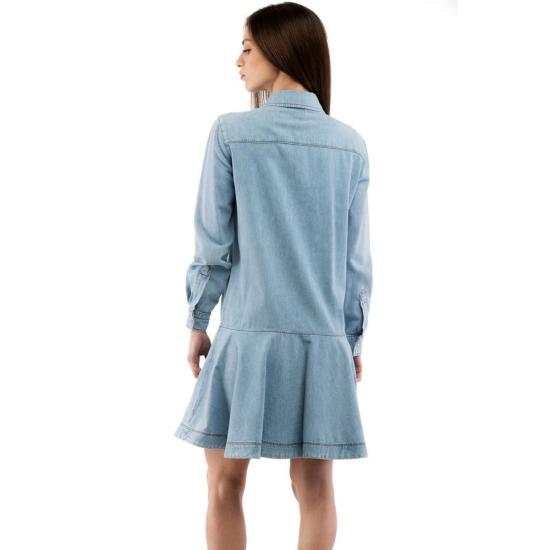  모스키노 데님 원피스 MO232K1A04488240BX BLUE - MOSCHINO