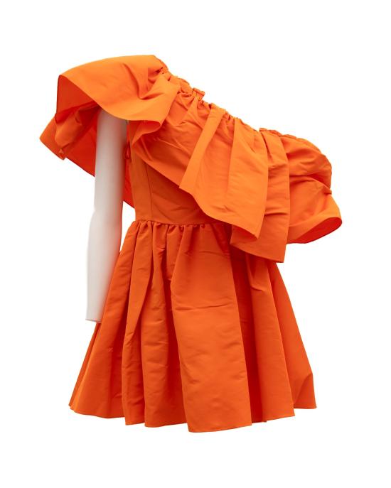  알렉산더 맥퀸 숏 원피스 K3 2077 ORANGE - ALEXANDER MCQUEEN