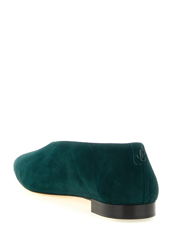 26FW 지미추 플랫 슈즈 JI337784BM GREEN - JIMMY CHOO
