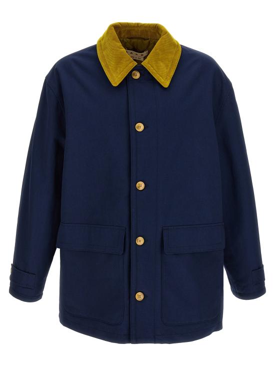 25FW 마르니 자켓 MA312759BM BLUE
