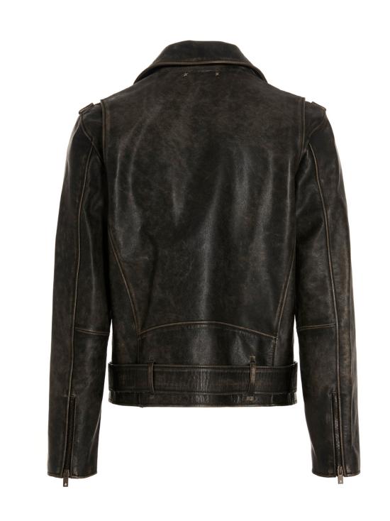 26FW 골든구스 바이커 자켓 GO267462BM BLACK - GOLDEN GOOSE