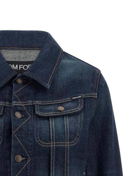 26SS 톰포드 데님 자켓 TO328513BM BLUE - TOMFORD