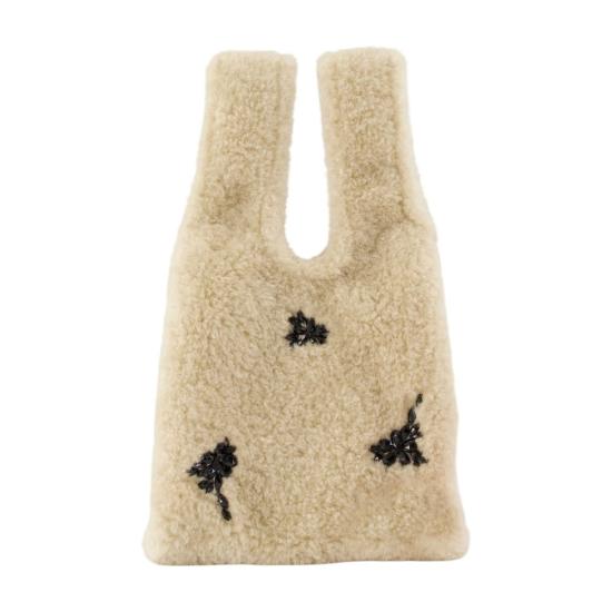 26FW 시몬로샤 토트백 BAG228B 0834 BLONDE JET BEIGE