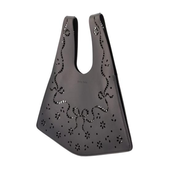 26FW 시몬로샤 미니 레이저컷 쇼퍼 백 미니 레이저컷 쇼퍼 백 BAG226 0840 BLACK - SIMONE ROCHA