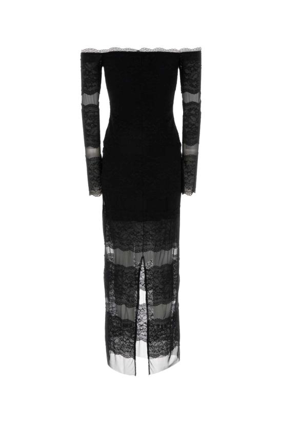 26SS 블루마린 롱 원피스 2A760A N0990 BLACK - BLUMARINE