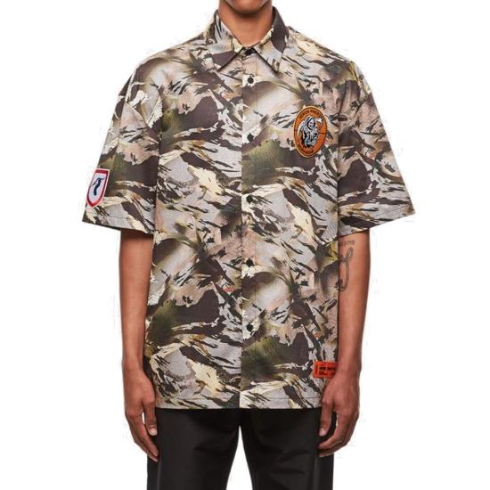  헤론 프레스톤 반팔 셔츠 HE 8990660821204 BROWN - HERON PRESTON