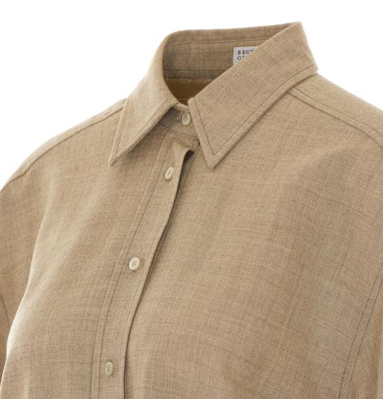 26FW 브루넬로 쿠치넬리 셔츠 MG550M1M06 C1131 BEIGE - BRUNELLO CUCINELLI