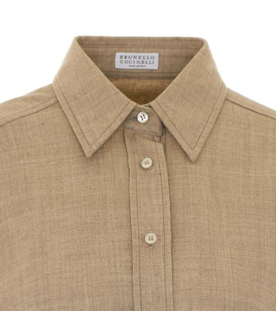 26FW 브루넬로 쿠치넬리 셔츠 MG550M1M06 C1131 BEIGE - BRUNELLO CUCINELLI