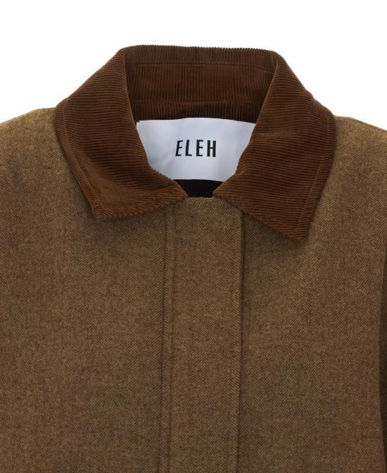 26FW 엘레 자켓 0016 MARRONE Brown - ELEH