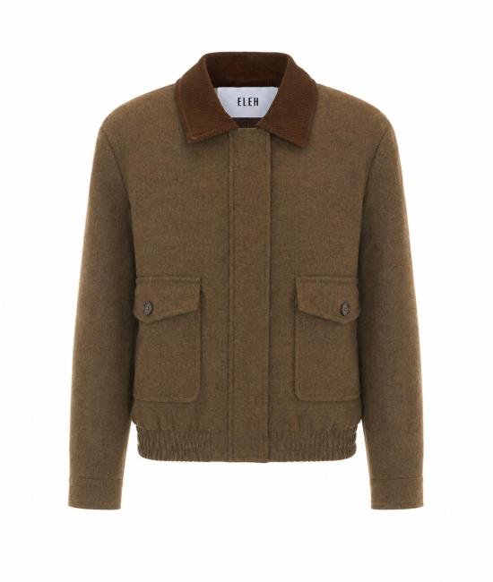 26FW 엘레 자켓 0016 MARRONE Brown