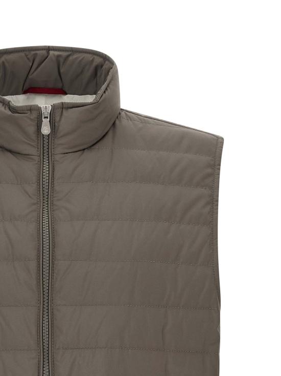 26FW 브루넬로 쿠치넬리 패딩 조끼 BR337511BM GRAY - BRUNELLO CUCINELLI