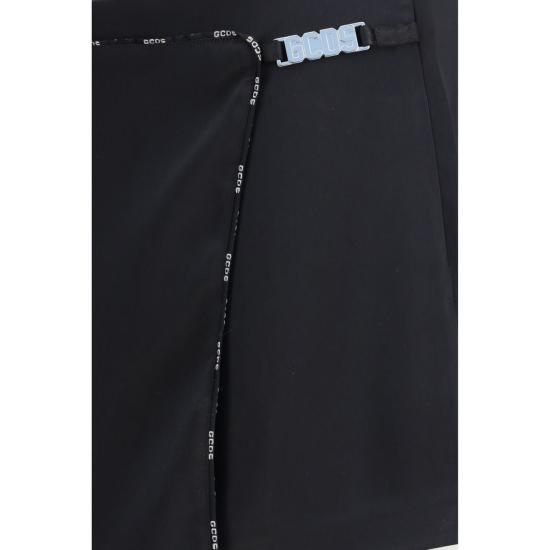 26SS 지씨디에스 숏 스커트 GCC1WBQM240G046999BBB BLACK - GCDS