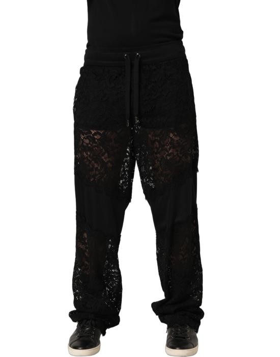  돌체앤가바나 트레이닝/조거 팬츠 PAN77649 BLACK - DOLCE & GABBANA
