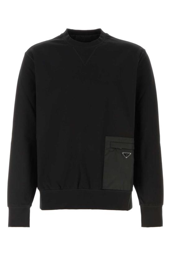  프라다 탑 UJL179SWMO1YSZ F0002 BLACK