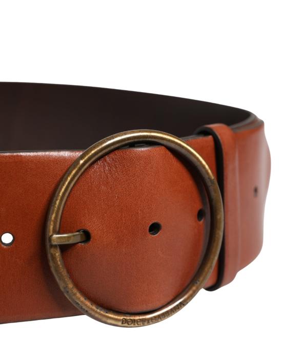  돌체앤가바나 가죽 벨트 BEL9692 BROWN - DOLCE & GABBANA