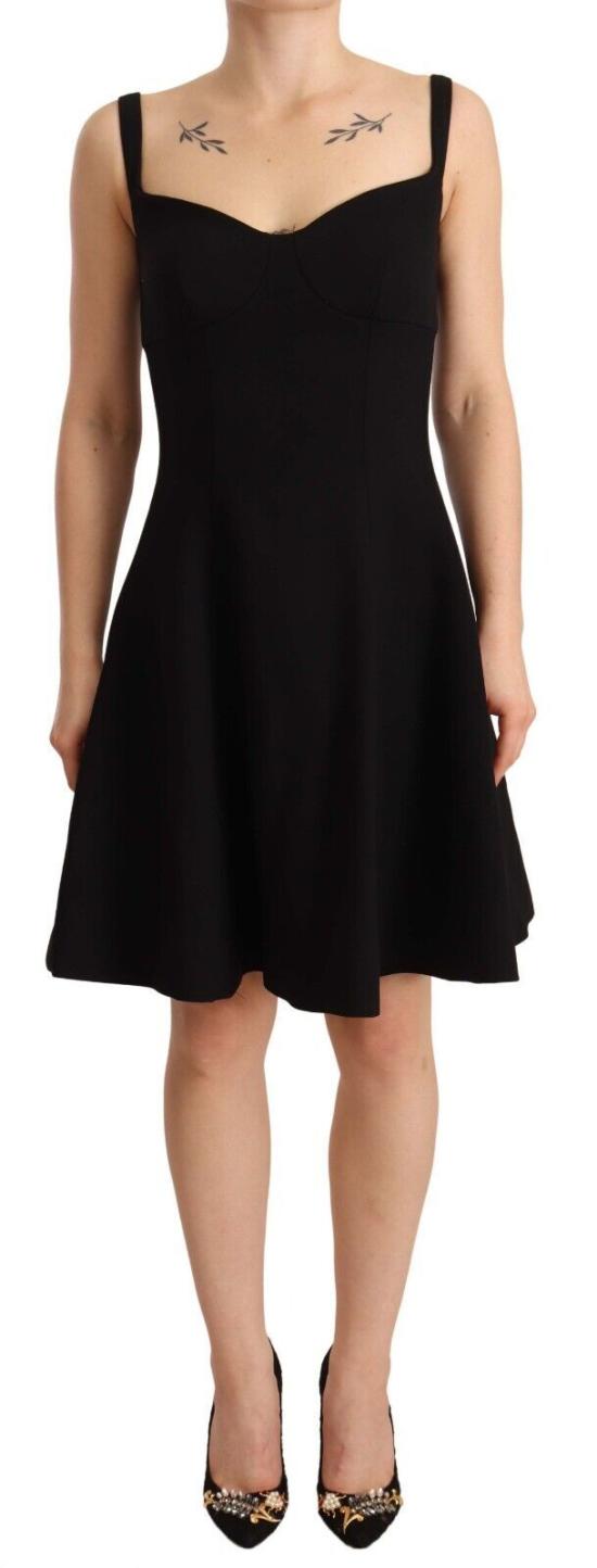  돌체앤가바나 미디 원피스 DR28239 BLACK - DOLCE & GABBANA