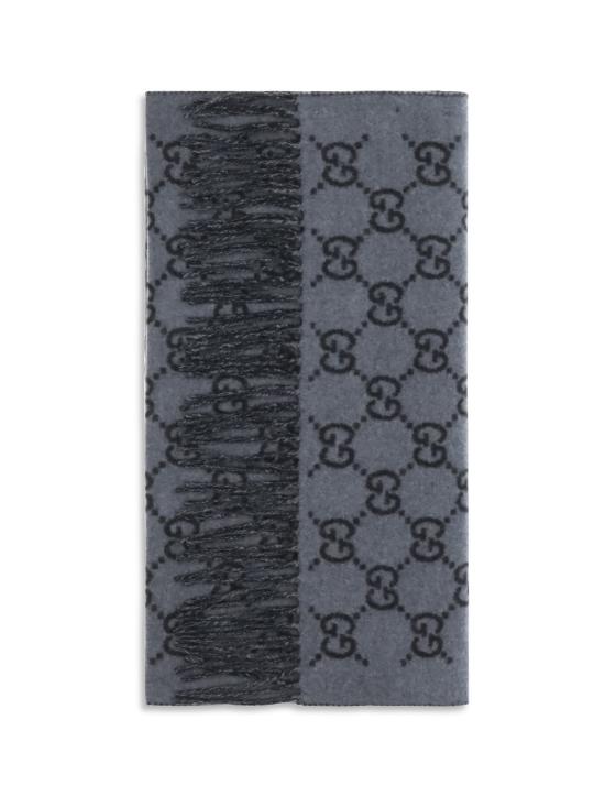 26FW 구찌 GG 캐시미어 스카프 8123174GABX 1260 GRAY