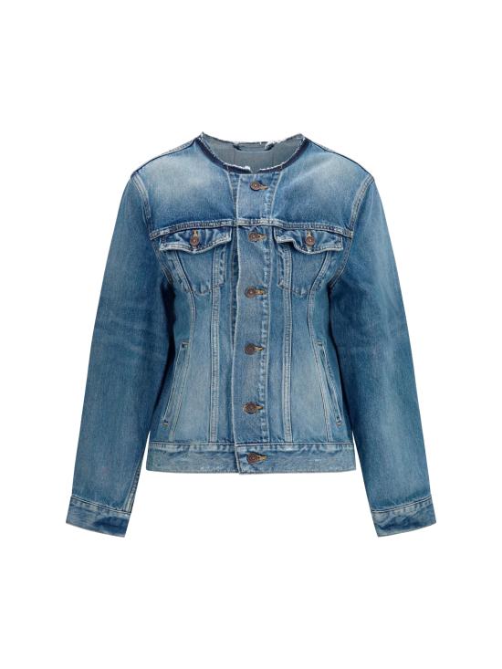 26FW 발렌시아가 데님 자켓 A001O6TDW14 5002 BLUE