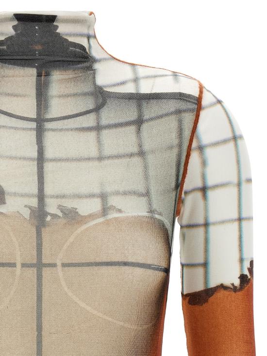 25FW 장 폴 고티에 바디수트 티셔츠 JE314057BM MULTICOLOR - JEAN PAUL GAULTIER
