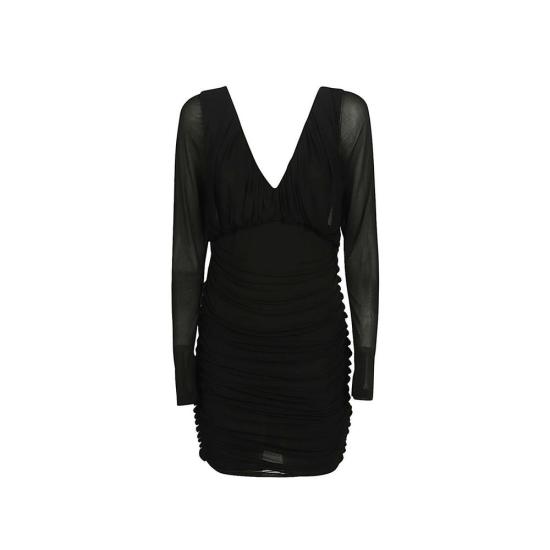  생로랑 숏 원피스 SA 8990005821652 BLACK