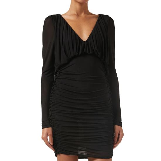  생로랑 숏 원피스 SA 8990005821652 BLACK - SAINT LAURENT
