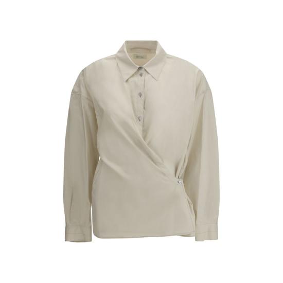 26FW 르메르 셔츠 LESH1141LF1500WH048BB BEIGE