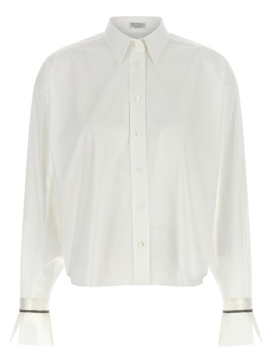 26FW 브루넬로 쿠치넬리 셔츠 BR337836BM WHITE