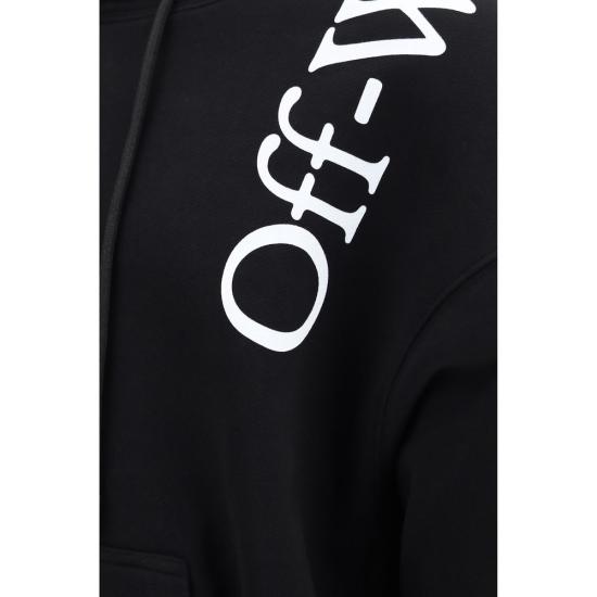 26FW 오프화이트 후드 티셔츠 OFOMBB085F26FLE00O00001BB BLACK - OFF WHITE