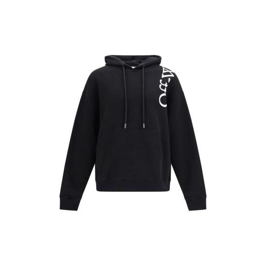 26FW 오프화이트 후드 티셔츠 OFOMBB085F26FLE00O00001BB BLACK