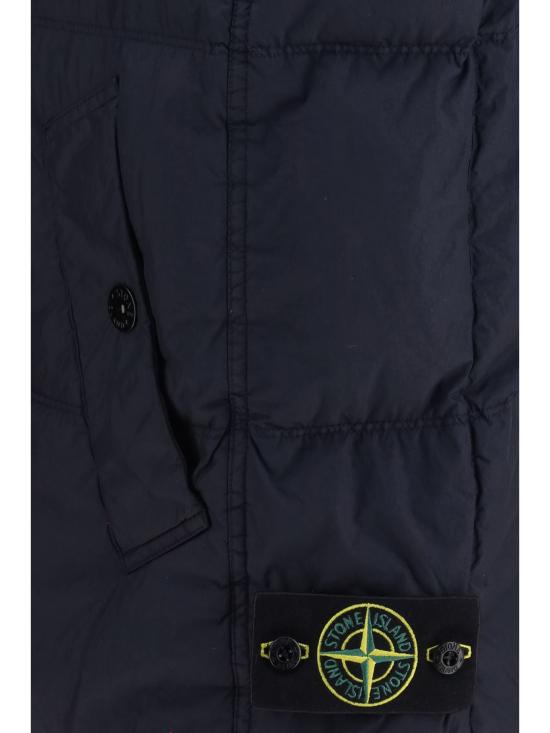 26FW 스톤 아일랜드 퀼팅 로고 패치 패딩 베스트 퀼팅 로고 패치 패딩 베스트 L2S15G100010S0A23 V0020 NAVY - STONE ISLAND