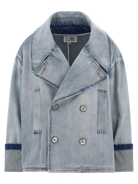 26SS MM6 메종마르지엘라 데님 자켓 MM329597BM BLUE