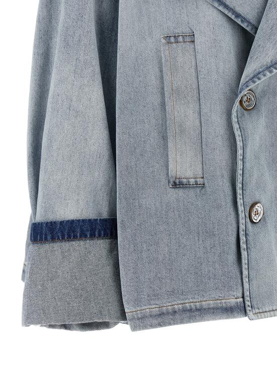 26SS MM6 메종마르지엘라 데님 자켓 MM329597BM BLUE - MM6 MAISON MARGIELA