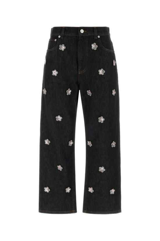 26SS 마르니 데님 팬츠 PAJD0425SXUSCY69 EMB99 BLACK