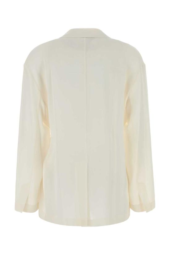 26SS 브루넬로 쿠치넬리 사브르 크레이프 블레이저 MF9067590 C600 WHITE - BRUNELLO CUCINELLI