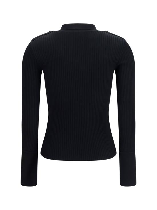 26FW 쿠레쥬 폴로 티셔츠 326MPO072FI0001 9999 BLACK - COURREGES
