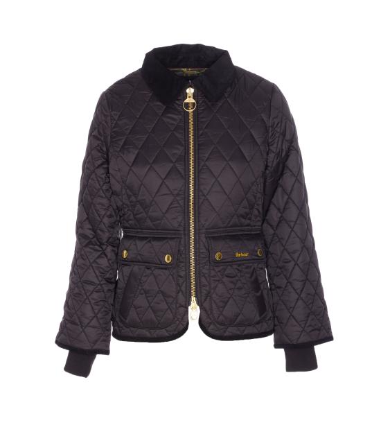 26FW 바버 비드넬 피티드 퀼티드 재킷 LQU1765 BK91 NERO