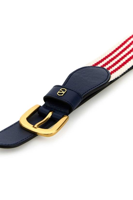  발렌티노 가라바니 가죽 벨트 6Y2T0SE9BQJ RD3 MULTICOLOR - VALENTINO GARAVANI