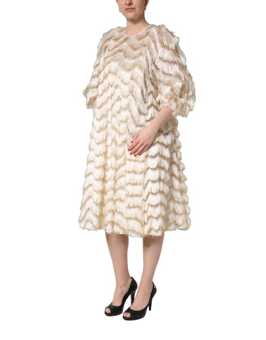  돌체앤가바나 미디 원피스 DR82136 WHITE - DOLCE & GABBANA