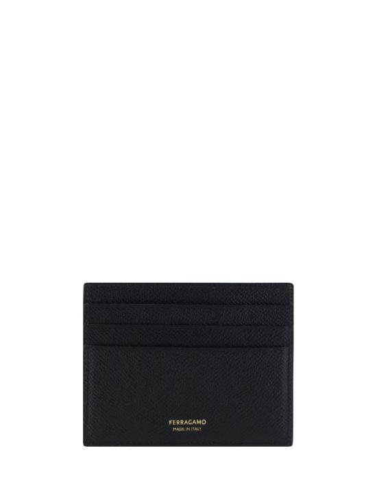26FW 살바토레 페라가모 간치니 카드지갑 776843 001 BLACK - SALVATORE FERRAGAMO