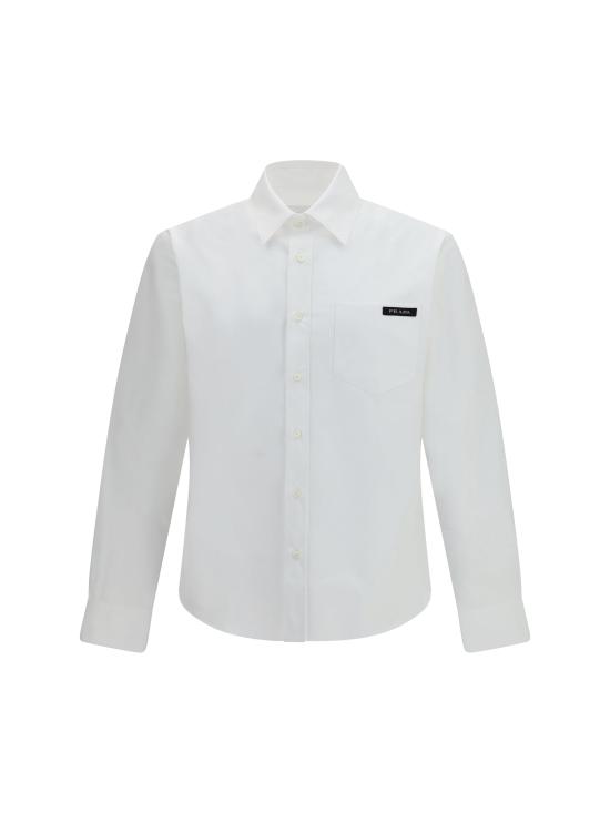 26FW 프라다 긴팔 셔츠 UCN719SOOO19S1 F0009 WHITE