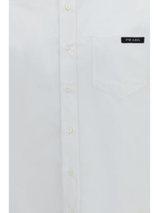 26FW 프라다 긴팔 셔츠 UCN719SOOO19S1 F0009 WHITE - PRADA