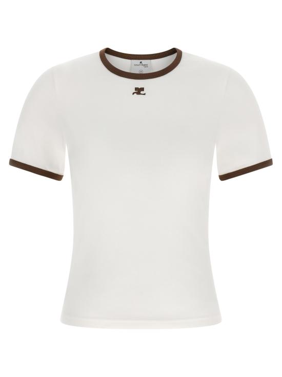 26FW 쿠레쥬 반팔 티셔츠 CO339466BM WHITE