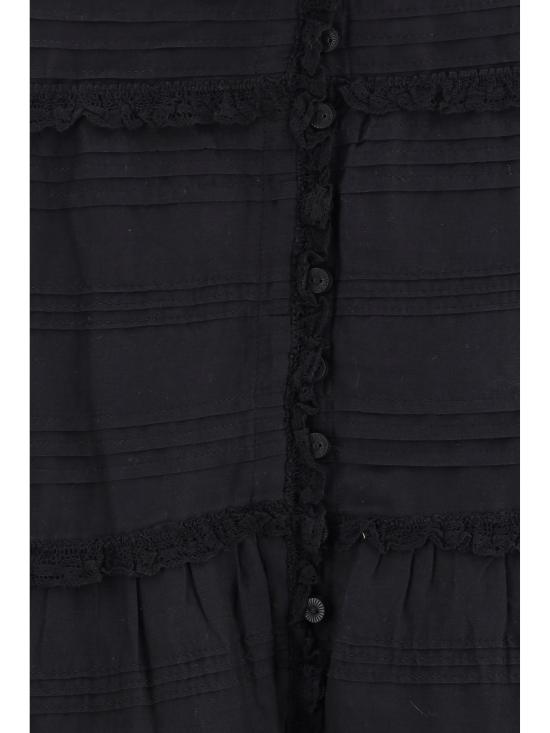 26SS 이자벨마랑에뚜왈 파올리네 스커트 JU0446FAD1J05E 01BK BLACK - ISABEL MARANT ETOILE