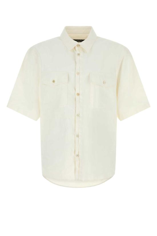 26SS 디스퀘어드2 반팔 셔츠 S74DM0979D35457 100 WHITE