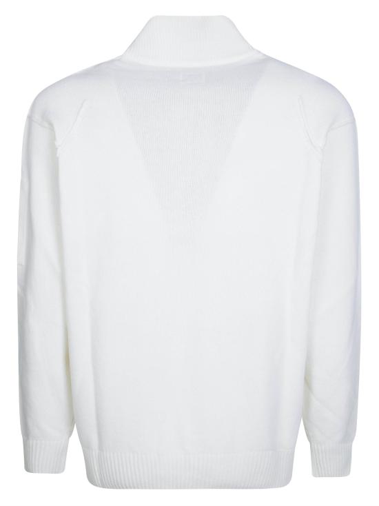 26FW 씨피 컴퍼니 집업 니트 RFCMKN709A110149A 103 BIANCO - C.P. COMPANY