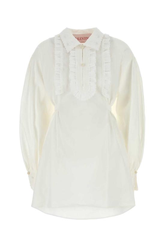  발렌티노 가라바니 숏 원피스 6B3VAU1590D 0BO WHITE