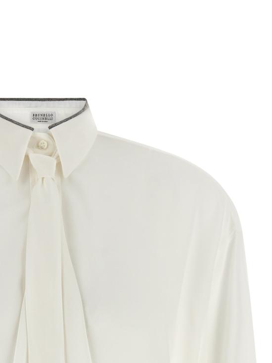 26FW 브루넬로 쿠치넬리 셔츠 BR335434BM WHITE - BRUNELLO CUCINELLI